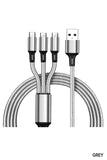 3 IN 1 UNIVERSAL USB 2.0 FAST CHARGING CABLE