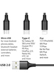 3 IN 1 UNIVERSAL USB 2.0 FAST CHARGING CABLE