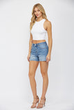 MICA HIGH RISE CUT OFF SHORTS