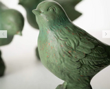Green Bird Figurine
