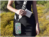 Save The  Girls Clip and Go Cream and Black Chevron