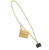 Save The Girls Clip and Go Gold with Gold Chain