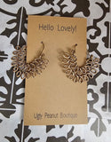 Infinity Design Hoop Earring