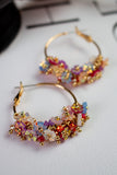 Molly Flower Clustered Hoops