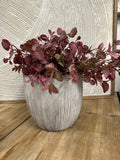 Ribbed Pottery Planters