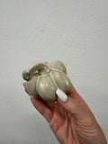 Stoneware Cream Pumpkin Trio