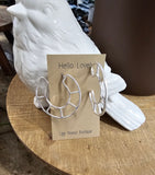 Gold and Silver Tone Hoops