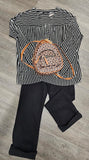 Brown Pattern Mini Backpack