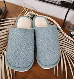 Open Back Fleece Slippers