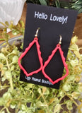 Diamond Shape Dangle Earring