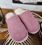 Open Back Fleece Slippers
