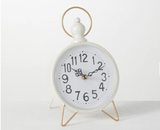 White Classic Desk Clock