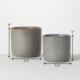 Dot Textured Pot