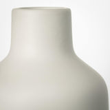 MATTE WHITE BOTTLE VASE