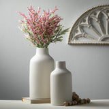 MATTE WHITE BOTTLE VASE