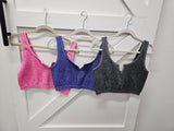 Zenana  Enzyme Wash Sports Bra