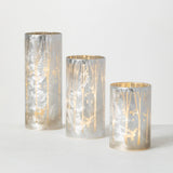 FROSTED WINTER LIGHT CYLINDERS ( 3 Sizes)