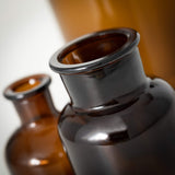 Amber Apothecary Vase
