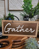 Copper Wall Signs ( Blessed, Gather, Thankful)
