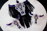 Luki Co Freshie Bull Skull Purple Rain