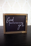 8x10 God Knew My Heart