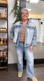 Risen High Waisted Light Wash (Plus Size)