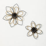 Sculpted Floral Wire Wall Decor