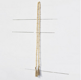 61′ NAT/WHT BEADS
