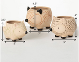 Kitschy Hedgehog Planter