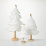 FAUX FUR TABLETOP TREE ( 3 Sizes)