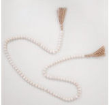 48″BEAD GARLAND W/JUTE ROPE (2 Styles)