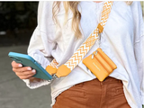 Save the Girls Clip and Go Yellow Chevron