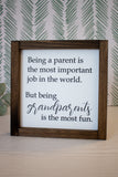 Being a Parent/Mother  Is The Most