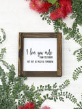 I Love You More Yesterday/Tomorrow