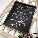 16x20 Being a Family