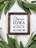 Squared Town Coordinates