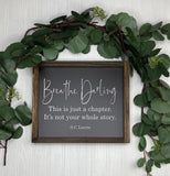 Breathe Darling 10x12