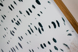 Contemporary Mauve & Forest Green Art