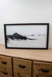 Black & White Foggy Mountain