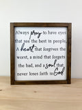 Always Pray