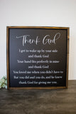 Thank God Sign