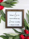 What I Love Most About My Home