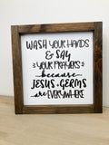 8x8 Jesus and Germs