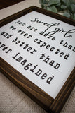Sweet Boy / Sweet Girl Sign