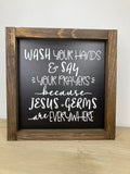 8x8 Jesus and Germs