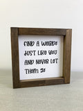 Find a Weirdo Just Like You