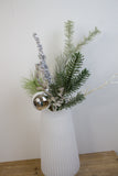 Mixed Pine with Silver Accents Stem