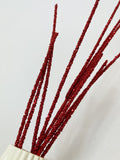 Glitter Mini Berry Grass Spray