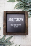 Ambitchous Sign