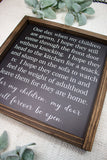 For My Children My Door is Always Open